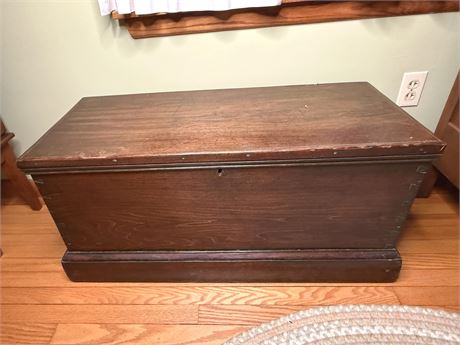 Antique Oak Blanket Chest