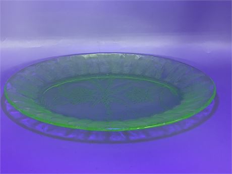 Uranium Glass Platter
