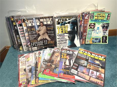 Large Star Wars Insider Magazine Collection