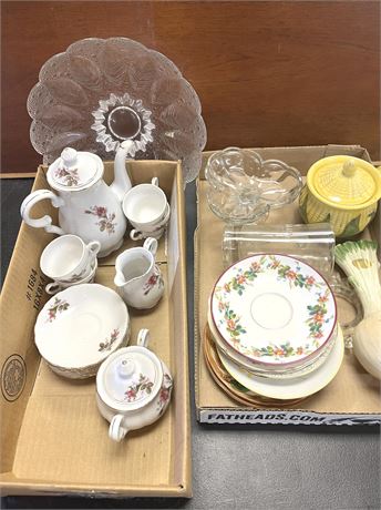 Porcelain and Glass Lot