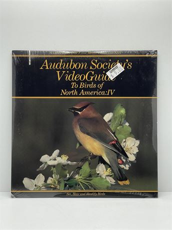 SEALED Audobon Society's Birds of North America IV Laser Disc