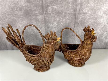 Hand Woven Chicken Baskets