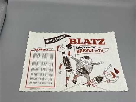 Blatz Beer & Milwauke Braves