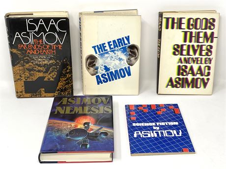 Isaac Asimov Books Lot 4