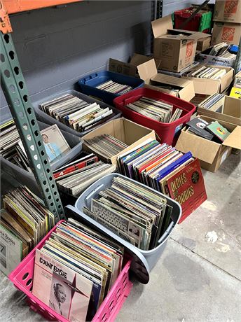 HUGE 12" and 45 RPM Record Lot