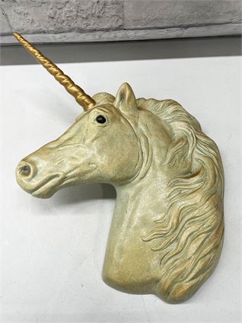Chalkware Unicorn Bust