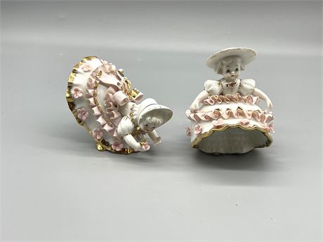 Lefton Small Porcelain Figurines Lot 3