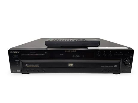 Sony 5-Disc CD/DVD Player