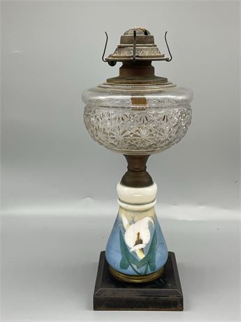 Handpainted Oil Lamp