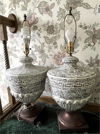 Large Design Five Interiors Ceramic Lamps