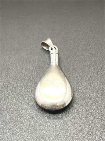 Sterling Silver Teardrop Perfume Bottle