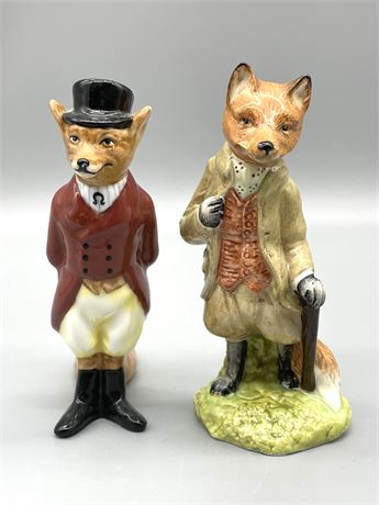 Royal Doulton & Albert Foxes