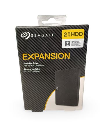 NEW Seagate 2TB Expansion Portable External Hard Drive