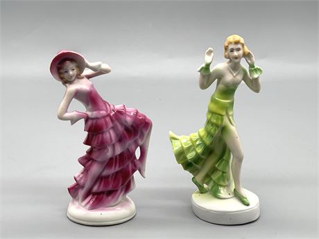 Pair of Dancer Figurines