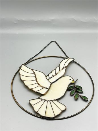 White Dove Stained Glass