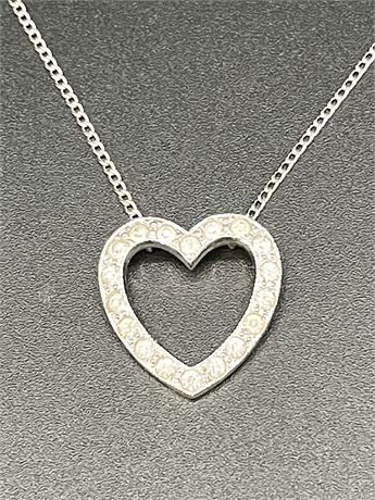 Sterling Heart Necklace
