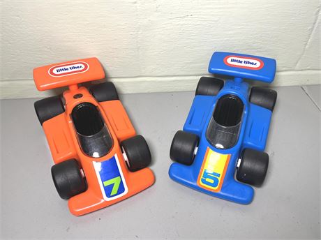 Vintage Little Tikes Race Cars