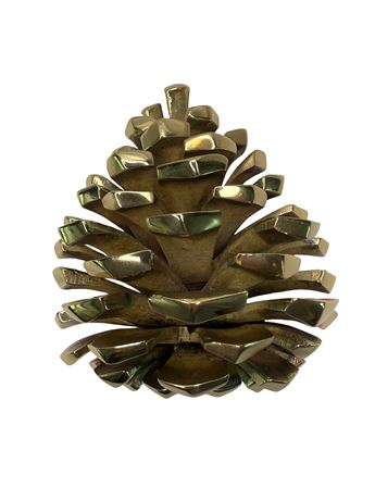Heavy Solid Brass Pinecone Door Knocker