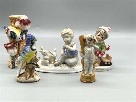 Five (5) Decorative Figurines
