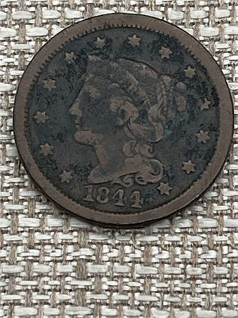 1844 Braided Large Cent