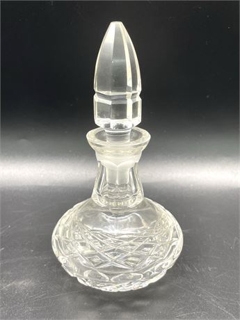 Crystal Perfume Bottle With Prism Top