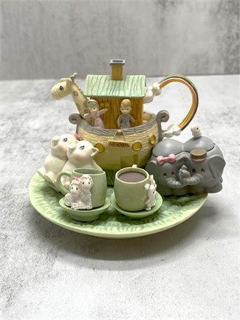 Precious Moments Noah's Ark Miniature Tea Set