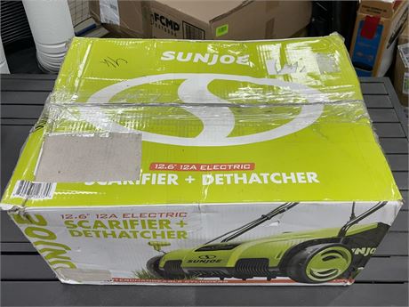 SunJoe 12.6" 12A Electric Scarifier and Dethatcher