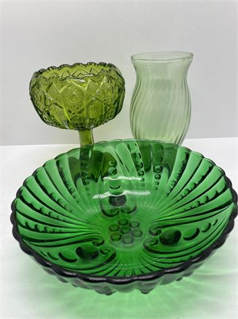 Decorative Green Glass