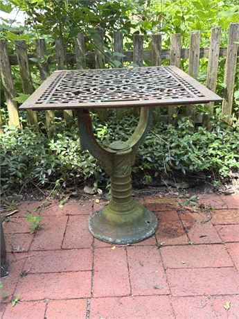 Cast Iron Hot Water Heater Tank Stand Table