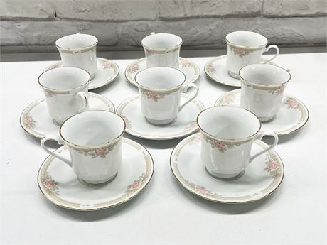 Crown Ming Fine China Cups