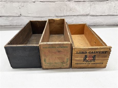 Small Wood Crates