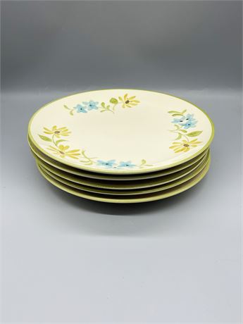 Five (5) Franciscan Daisy Dinner Plates