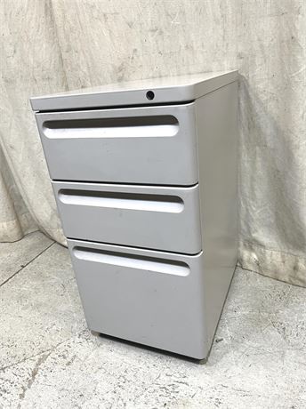 Three Drawer Metal Filing Cabinet