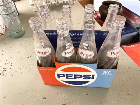 Eight (8) Pack of Pepsi Bottles