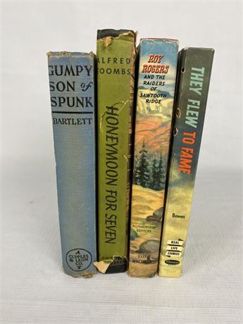 Four (4) Variety Books - First Editions