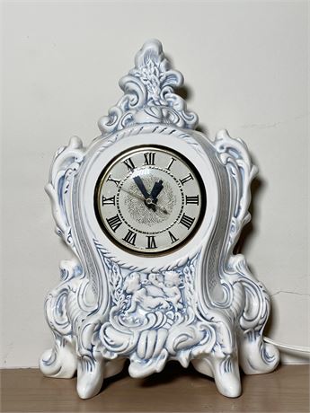 Lanshire Porcelain Mantel Clock