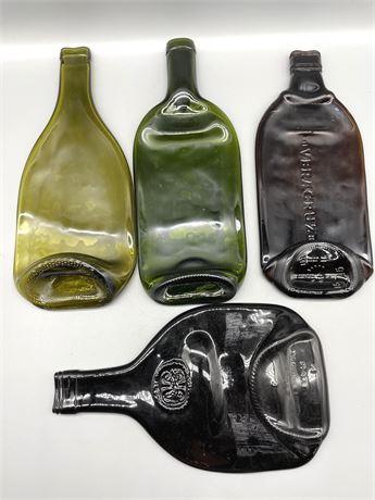 Melted Glass Bottles Lot 2
