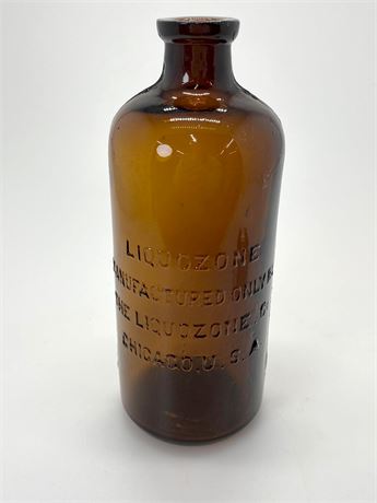 1890s Liquozone Antique Medicine Bottle