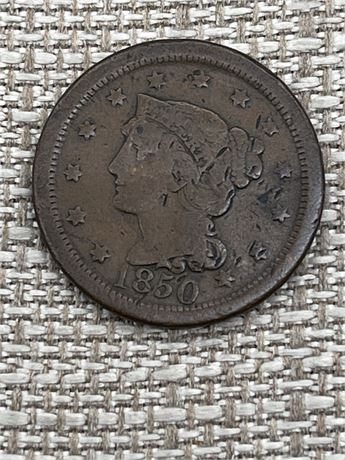 1850 Braided Large Cent