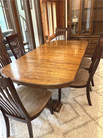 Wood Table and Chairs