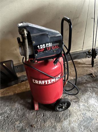 Craftsman 12 Gallon, 125 psi Air Compressor