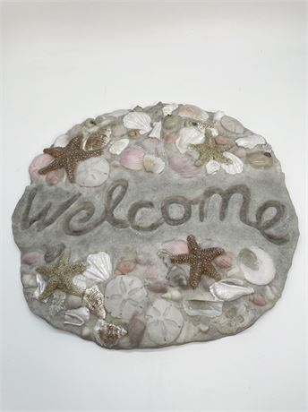 Seashell Welcome Plaque