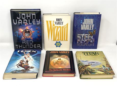 John Varley Books Lot 1
