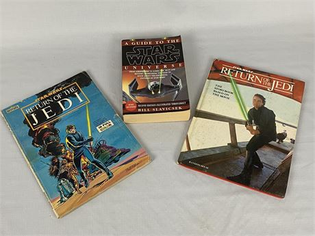 Three (3) Star Wars Books