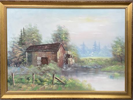 Coe Landscape Oil on Canvas