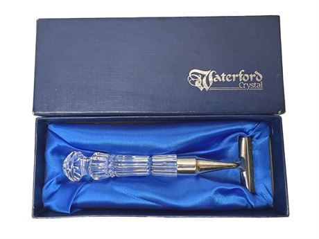 Waterford Crystal Safety Razor w/ Original Box