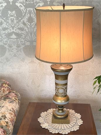 Hand Painted Table Lamp Lot 2
