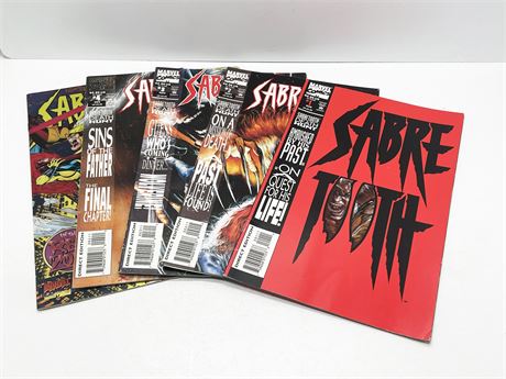 Sabretooth Comics #1-#4