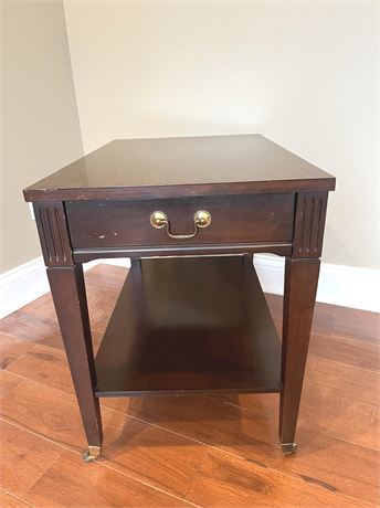 Solid Wood End Table