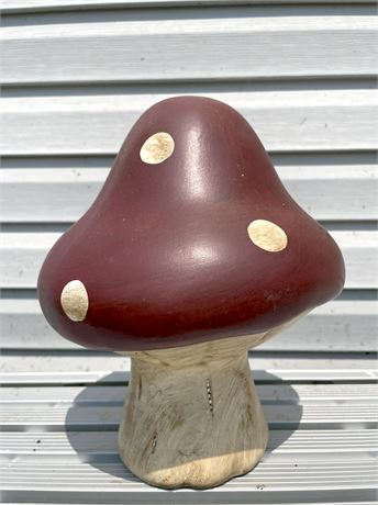 Large Ceramic Mushroom Decorative